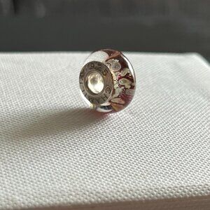 Chamilia Jewelry Rocky Raku Murano Glass Charm